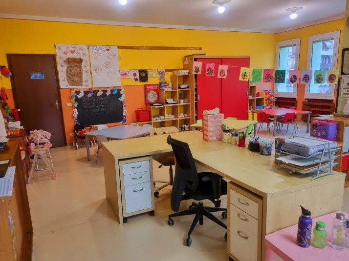 Unica sezione nella quale i bambini passano la maggior parte della giornata