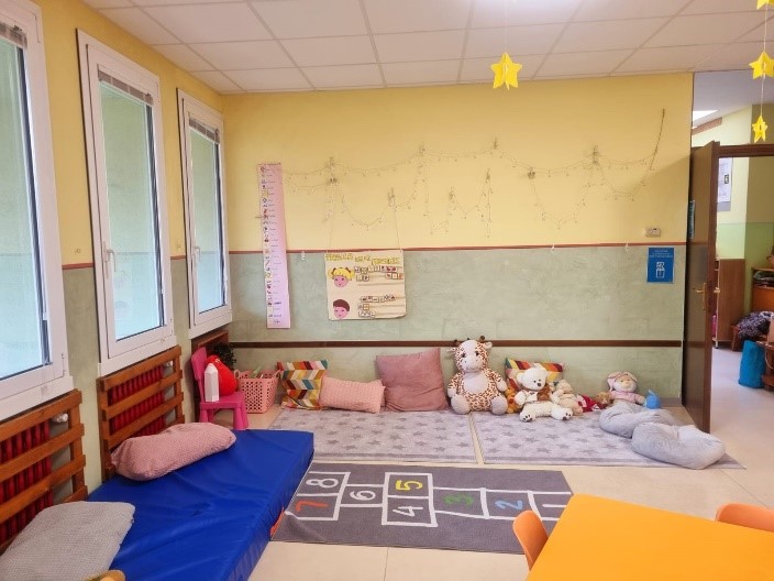 Unica sezione nella quale i bambini passano la maggior parte della giornata